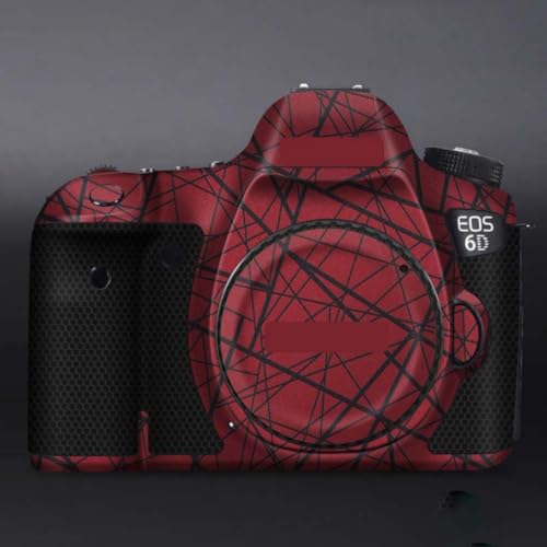 Protection 6D Canon EOS 6D habillage vinyle rouge knight
