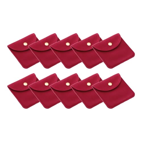 Bolsas de joyería PATIKIL antipérdida de terciopelo para proteger pendientes y piezas pequeñas 2