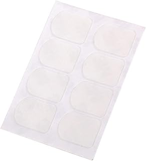 Happyyami 8pcs Clarinet Teeth Cushion Clarinet Cushion Patches for Alto Sax Cushion Sax Patch Woodwind Instrument Accessories Teeth Pads Saxophone