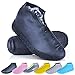 ydfagak Shoe Covers Waterproof Reusable Foldable Not-Slip Rain Shoe Covers with Zipper,Shoe Protectors Overshoes Rain Galoshes for Kids Men and Wome (Black, XL (Women 10-13.5, Men 11.5-14))