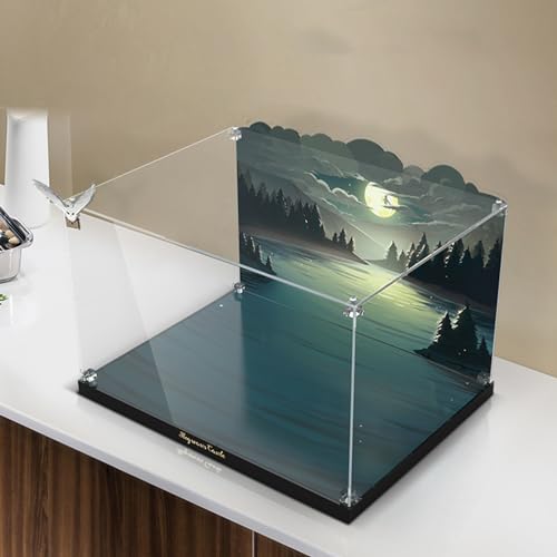 Image of Acrylic Display Case for Lego Harry Potter Hogwarts Castle and Grounds 76419 Building Set, Dustproof Display Box for Harry Potter Playset, Perfect Display Model ,Gift Idea for Adults