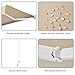 Yaheetech 10 × 8 Ft Patio Awning, Retractable Sun Shade Awning with Manual Crank Handle, Manual Aluminum Deck Awning for Patio/Balcony/Yard, 280g/m² Polyester, Beige