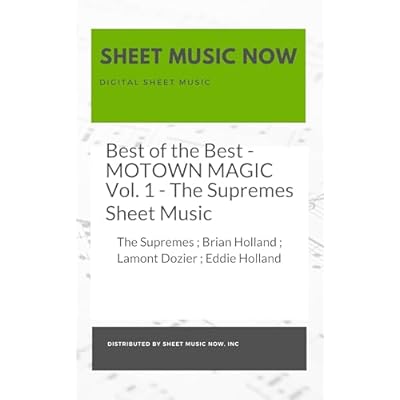Best of the Best - MOTOWN MAGIC Vol. 1 - The Supremes Sheet Music