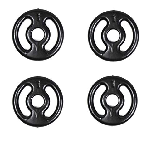 Anilhas Emborrachadas 2x1kg P/barras E Halteres Megagym