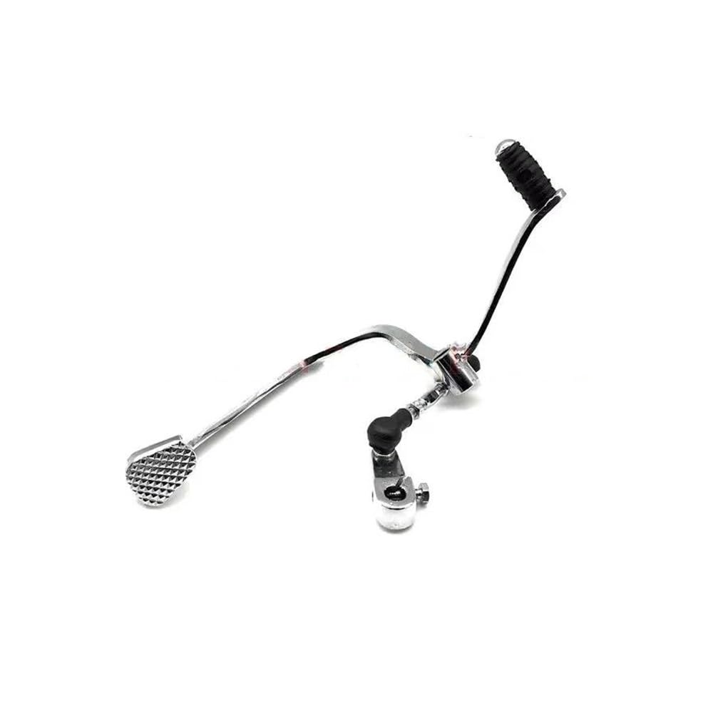 Moto Levier Changement Moto Changement Vitesse Pédale Levier Changement Vitesse Levier Avant Arrière Levier Noir Argent GN125 GS125 GSX125 EN125-2A 2F 3A HJ125K Levier Vitesses Shifter Pédale
