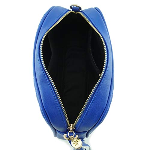 Image of Simple Shoulder Crossbody Bag With Metal Chain Strap And Tassel Top Zipper