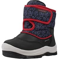 Geox Baby FLANFIL BOY B ABX Snow Boot, Black/RED, 2 UK Child