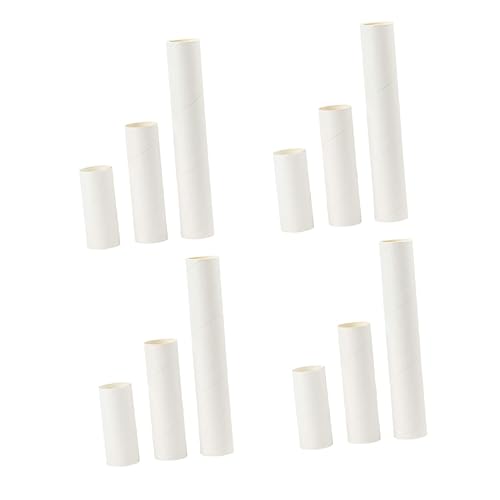 FUNNETOYU 24pcs Kraft Paper Tubes Cardboard for Boys and Girls