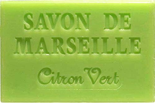 Savon de Marseille, French Soap, Vegetable Soap, Guest Soap Size, Lime (Citron Vert) 60g