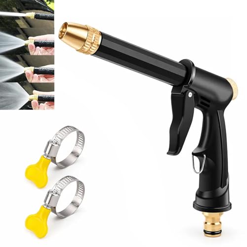 Orodira Powerful High-Pressure Home Car Wash & Garden Sprayer, High Pressure Water Gun For Hose, Car Wash Water Gun With Booster Nozzle, Pressure Washer Spray Nozzle (black1)