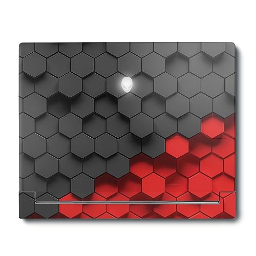 Image of MightySkins Skin Compatible with Alienware X16 R1 (2023) Full Wrap Kit - Two-Tone Hex | Protective, Durable, and Unique Vinyl Decal wrap Cover | Easy to Apply & Change Styles | Made in The USA