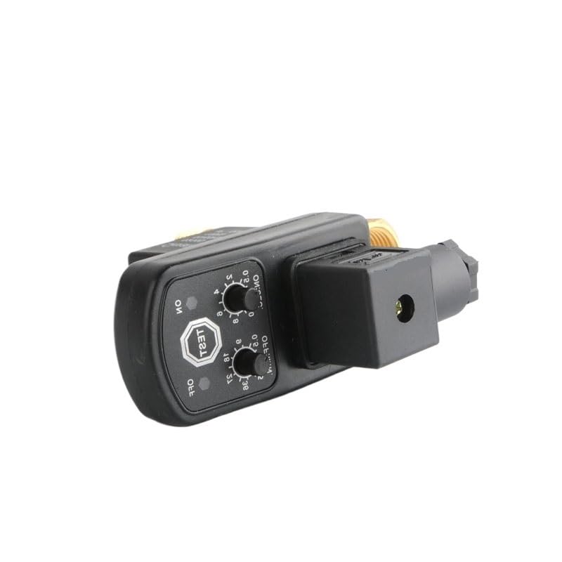 Válvula de drenaje electrónica G1/2 1,6 MPa SR-B-15, válvula solenoide de latón, 24 V CC, 220 V CA, purgador de compresor de aire(AC110V)