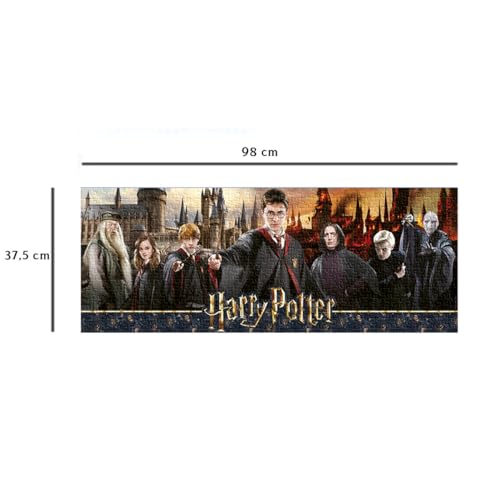 Puzzle 1000 pièces panoramique : Harry potter : La guerre des sorciers Ravensburger Nathan - vue 8