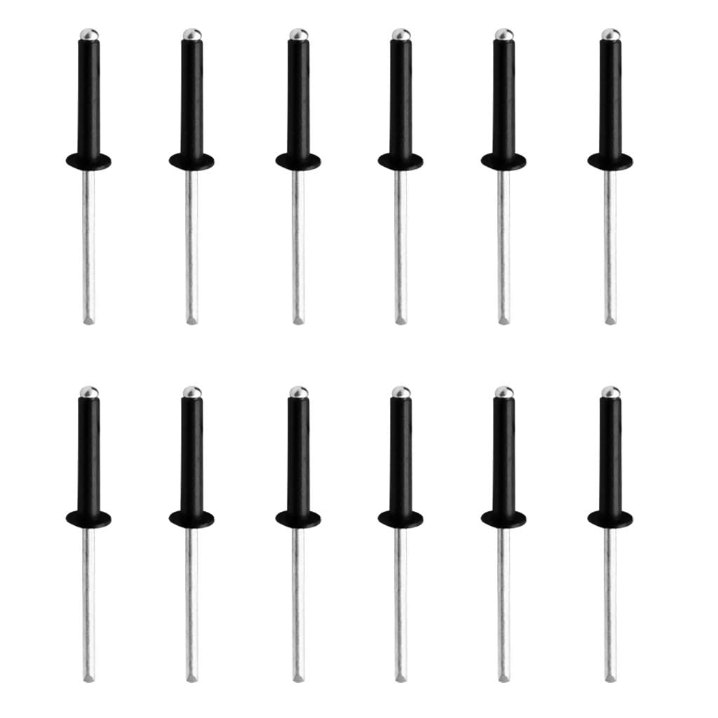 ATORSE™ Aluminum Pop Rivets Blind Rivets Dome Head Open End Black M2.4X6 (12 Pack)|Business & Industrial | Fasteners & Hardware | Rivets | Blind & Drive Rivets-picture-19