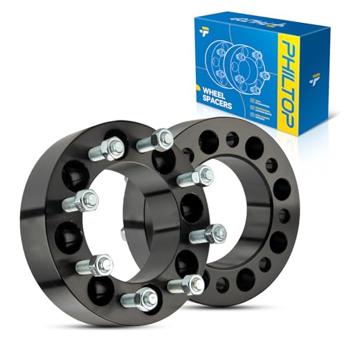 Image of PHILTOP 8x6.5 Lug-Centric Wheel Spacers 2 inch for Hummer H2