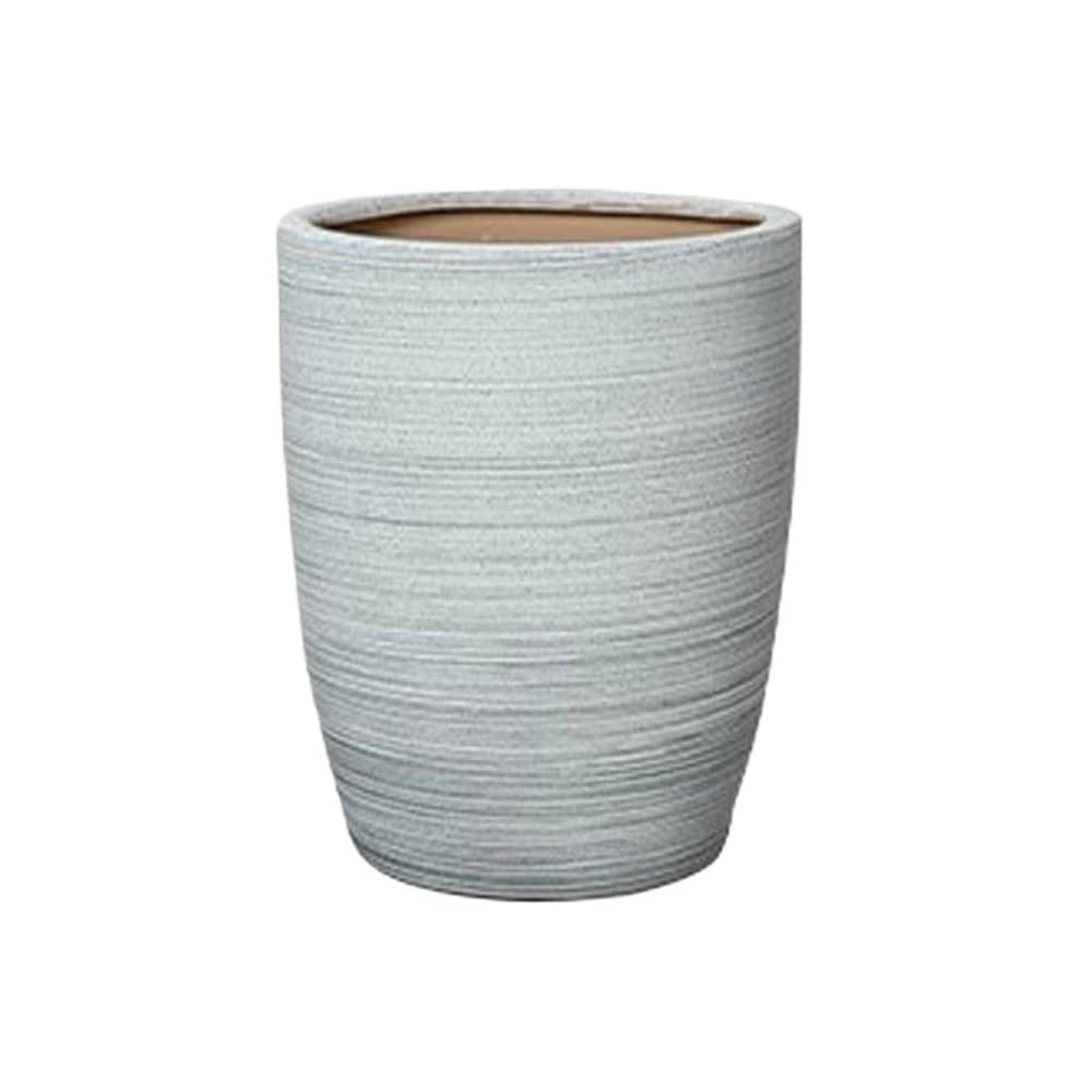 Doniczki na rośliny Ceramiczna stojąca donica na rośliny, ozdobna donica z otworami drenażowymi, wzór linii, doniczki, do ogrodów i tarasów Doniczka