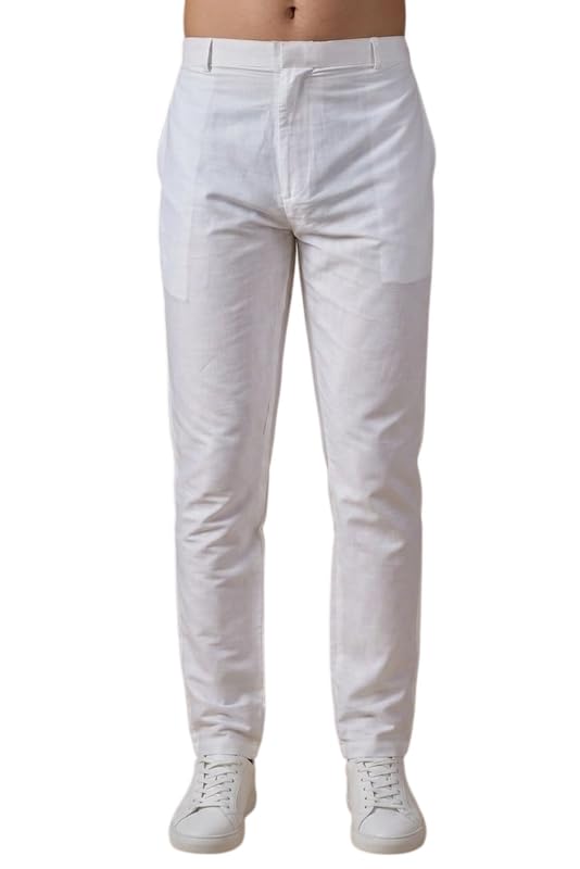cosmic trends Payjama for Man | Men's Trendy Payjama Pant | Men's Casual pant for Kurta Idol for Wedding | Stylish | Khadi Cotton Solid-picture-36