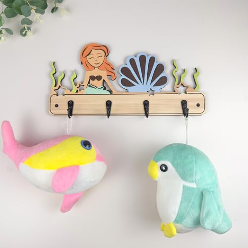 Woodencutekidsnurserytowelcoatrackcolorfulwallhooksmountwoodhook Urban Country Home Decor Wooden cute kids nursery towel coat rack colorful wall hooks mount wood hook urban country home decor