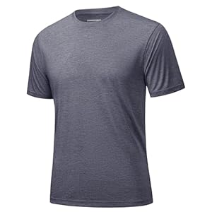 MAGCOMSEN Men’s Dry Fit Workout T-Shirts Performance Moisture Wicking Short Sleeve Tee Shirt Gym Athletic Runing Casual