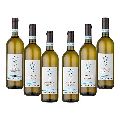 ALTE FRANGE | Vino Bianco Cortese Piemonte DOC 2024, Confezione da 6 Bottiglie da 750 ml