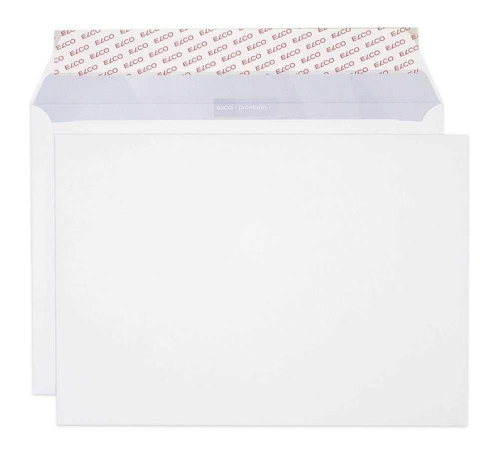 Elco 34882 Premium Briefumschlag, C4, 120 g, weiß, C4 (324x229mm) für Papierformat A4
