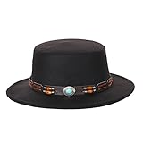 COSDREAMER Damen Herren Spanische Hut Fliege Hut Matador Hut Mexikanischer Sombrero Hut (Schwarz A)