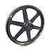 Boston Gear NH112 Spur Gear, 14.5 Pressure Angle, Cast Iron, Inch, 8 Pitch, 1.250" Bore, 14.250" OD, 1.250" Face Width, 112 Teeth