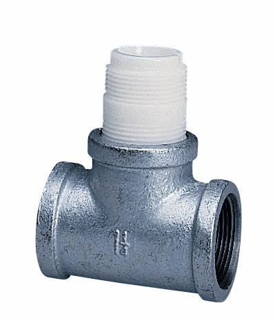GF Signet CR4T020 SS Tee, 2" NPT(F) for 2" SCH 40 Metal Pipe