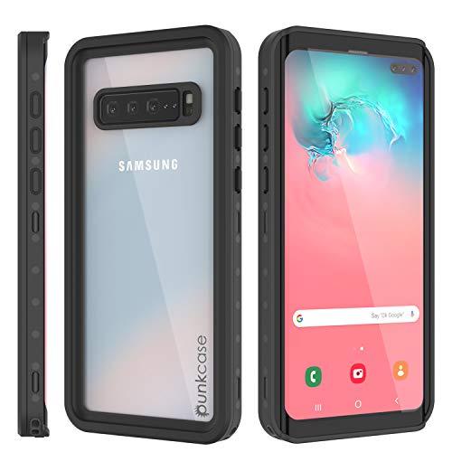 Punkcase Galaxy S10 5G Waterproof Case [StudStar Series] [Slim Fit] [IP68 Certified] [Shockproof] [Dirt Proof] Armor Cover W/Built in Screen Protector Compatible W/Samsung Galaxy S10 5G [Clear]