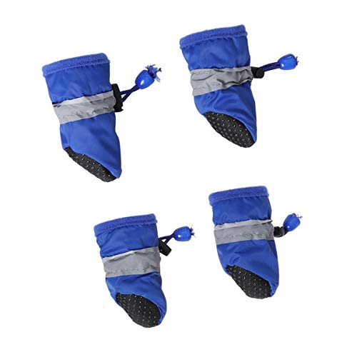 ULTECHNOVO 4 Pcs Dog paw Outdoor Socks Dog Boots & paw Protectors pet Dog Shoes Dog Shoes for hot Pavement Winter Boots for Dogs Girl Dog Socks Girl rain Boots Running Shoes ULTECHNOVO 4 Pcs Dog paw Outdoor Socks Dog Boots & paw Protectors pet Dog Shoes Dog Shoes for hot Pavement Winter Boots for Dogs Girl Dog Socks Girl rain Boots Running Shoes
