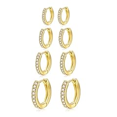 Gold-4Pairs-8/10/12/14mm