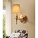 Eastlion Lampenschirm 5.5/Ø14cm E14 E27 Lampenschirm for Flachs Kerze Kronleuchter Wandleuchte Pendelleuchte Tischlampe,Beige