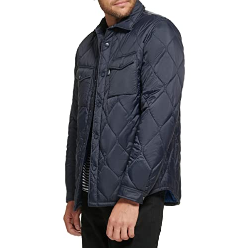 Calvin Klein Men's Diamond Quilted Shirt Jacket2