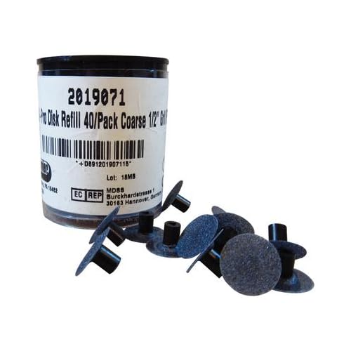 Premier Dental 2019071 Poli-Pro Disc Refill 40/Pk Coarse 1/2