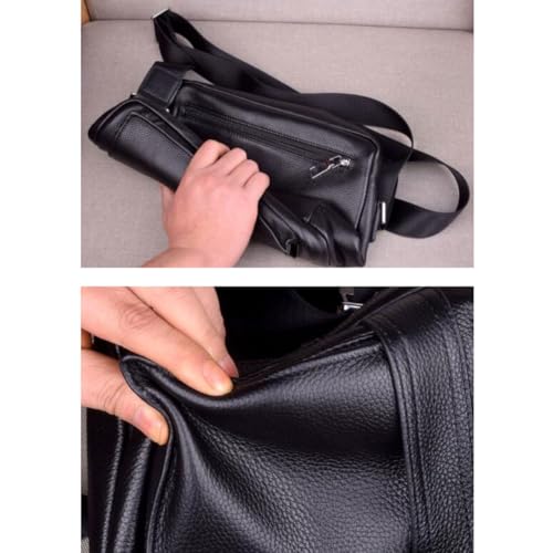 Genuine Leather Crossbody Bags Casual Daypacks Travel Bags Messenger Shoulder Bags Mens Waist Packs4