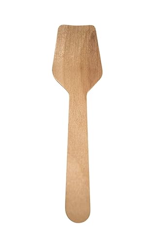Miniatura 3 de Perfect Stix - 95-100 cucharas ecológica, de madera, cuadrada, cubiertos reciclables, cuchara para probar comida, con concavidad, 3-12 pulgadas de