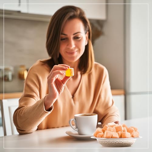 Eastanbul Turkish Delight, 8.8oz, Turkish Delights Candy with Orange Flavor, Lokum, Loukoumi, Narnia Gifts, Vegan Gifts, Nut-Free, Gluten Free