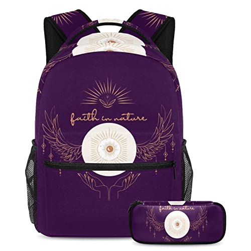 Sac à dos de voyage avec étui à stylo assorti pour l'école et les sorties de vos enfants