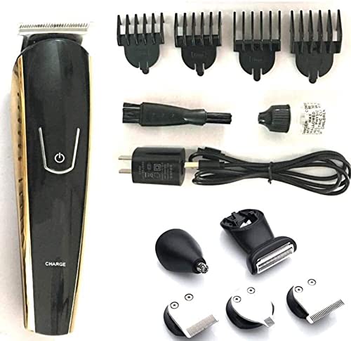 Hair-Clippers-for-Men-Professional-Clipper-Ultra-Powerful-Full-Size--Great-for-Barbers-and-Stylists-5-in-1-Multi-Function-Oil-Head-Clipper-USB-Rechargeable-Hair-Clipper