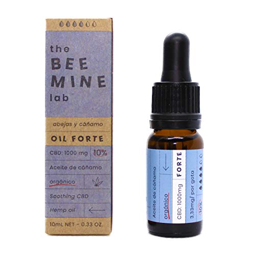THE BEEMINE LAB Aceite DE CAÑAMO Forte con extracto CBD 10 10ml, Negro, Estandar