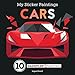 My Sticker Paintings: Cars: 10 Magnificent Paintings (Happy Fox Books) Sticker-by-Number for Kids 6-10 - F1, Motocross, Go-Karts, and Race Cars, with 36 to 110 Removable, Reusable Stickers per Design