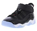 Nike Jordan 6 Rings Infant/Toddler Shoes Size 6, Color: Black/Gym Red/White-Black