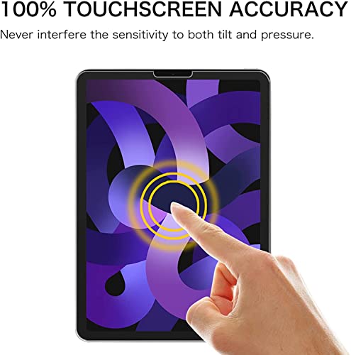 Image of TECHSHIELD Tempered Glass Screen Protector for iPad Air 5 /AIR 4 10.9 Inch (2020) / iPad Pro 11 Inch (2022 /2020 /2018) [9H Hardness /Case-Friendly]