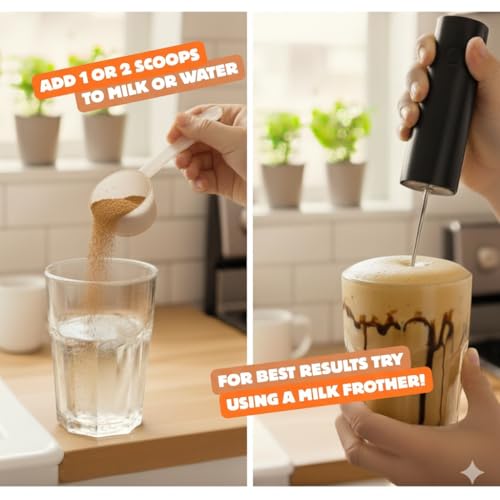 Image of Protein Iced Coffee - Instant Collagen Coffee with High CGA for Energy & Focus - Sugar-Free, Dairy-Free, Lactose-Free, Keto & Fasting Friendly - 100mg Caffeine - 15 Servings