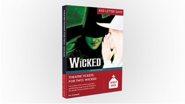Red Letter Days Wicked Threatre Show Experience Geschenkbox für 2 - West End Show
