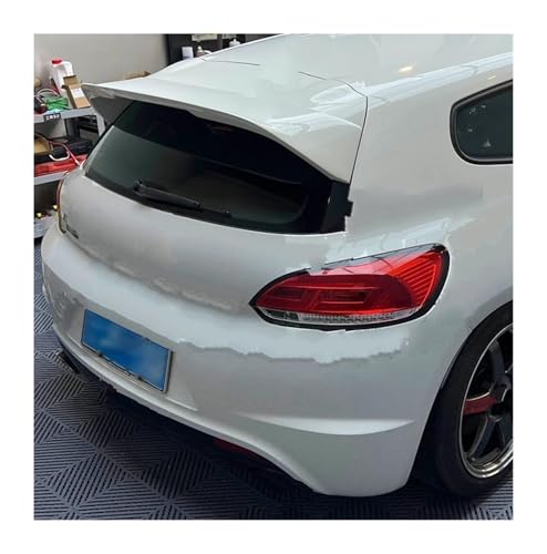 Aileron de toit pour Scirocco R résout le look plat de votre coffre aile carbone blanche
