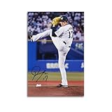 佐々木朗希野球スターアートポスターリビングルーム ベッドルーム アート絵画壁画キャンバス装飾08x12inch(20x30cm)