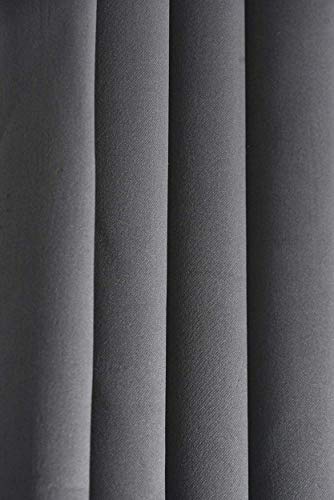 Image of Premium Blackout Solid Curtain for Home 100% Opaque Curtains for Window 5 Feet,Pack of 3,Grey