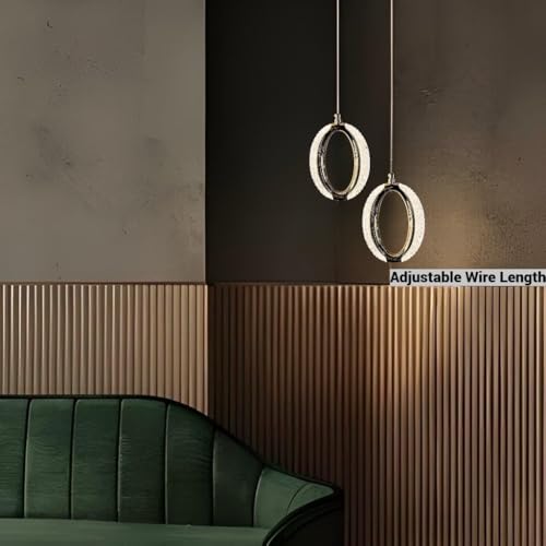 Image of FILLISKA 3 in1 Colour Changing LED Luxurious Hanging /Pendant Light (FrenchGold-PAY1635)