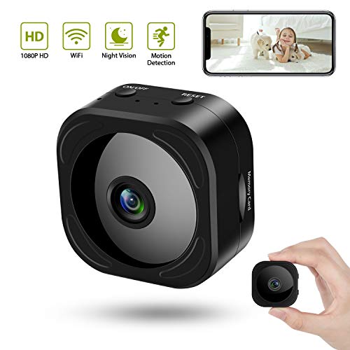 Hidden Camera Wireless 1080P WiFi Mini Camera with Motion Detection Night Vision as